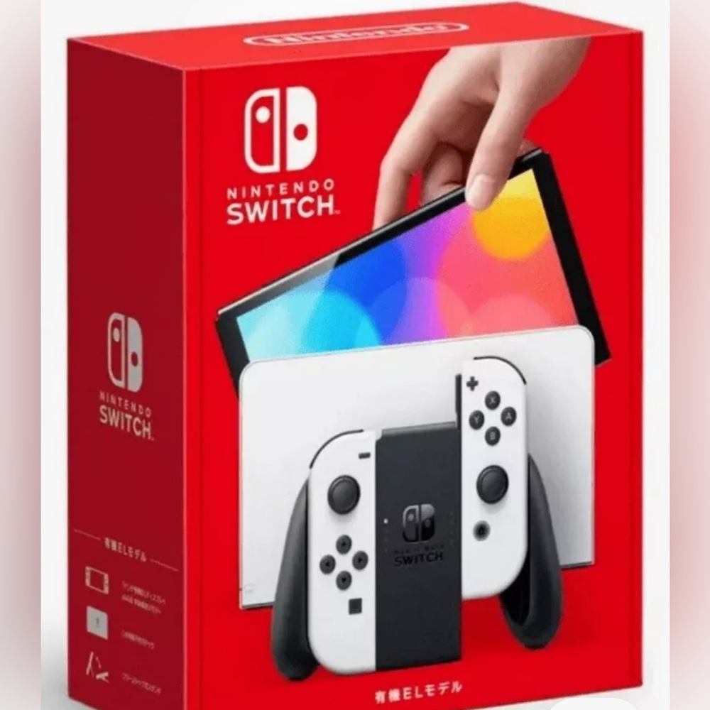 Nintendo Switch OLED 64gb console all parts & original box included